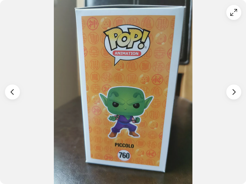 Funko Pop Dragon Ball Z Piccolo Chrome Green Limitovaná edice č. 760 vinylová figurka