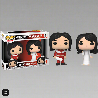 Funko Pop! Rocks The White Stripes Jack White And Meg White 2 Pack
