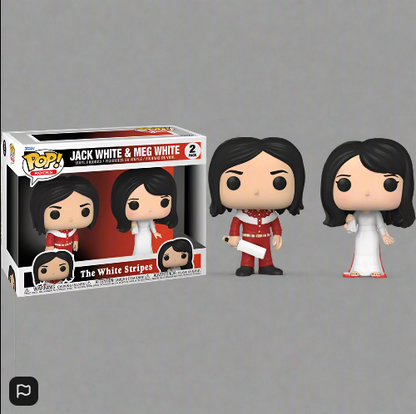 Funko Pop! Rocks The White Stripes Jack White And Meg White 2 Pack