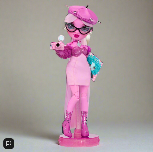 Shadow High Lavender Lynn Doll With Accessories