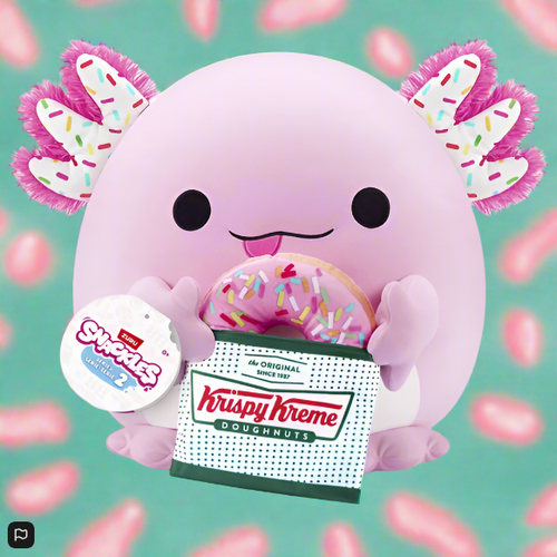 Snackles Series 2 Snackles Axolotl with Krispy Kreme Donut By Zuru