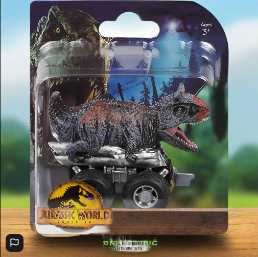 Jurassic World Zoom Riders Pull-Back Powered Car