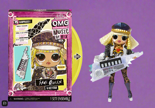 L.O.L. Surprise OMG Pop Remix Rock- Fame Queen and Keytar