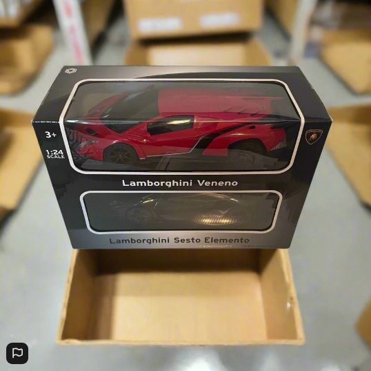 Lamborghini Veneno and Sesto Elemento 1:24 Scale Braha Toy Car 2 Pack