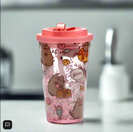 Shatterproof Pusheen Foodie Double Walled Cup & Straw