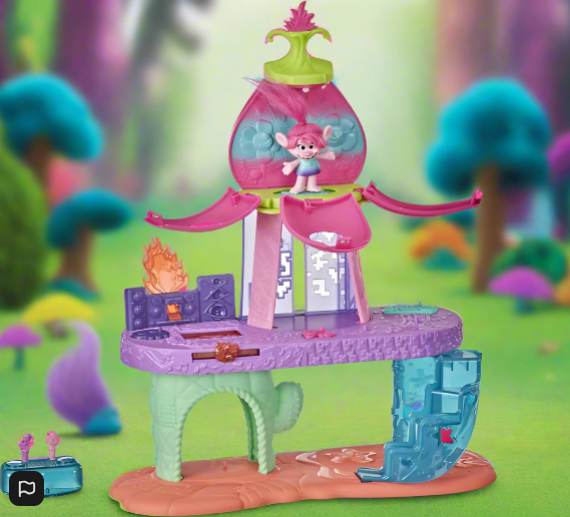 TROLLS World Tour Blooming Pod Stage Musical Toy