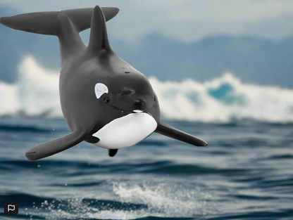 Schleich Baby Orca Animal Figure