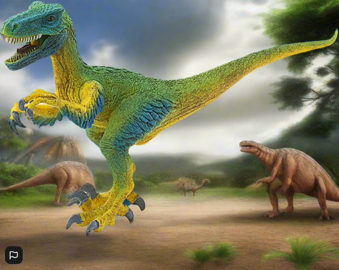 Schleich Velociraptor No 14585 Dinosaur