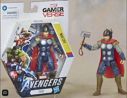 Marvel Avengers Gamerverse 6-inch Thor War Cry Action Figure
