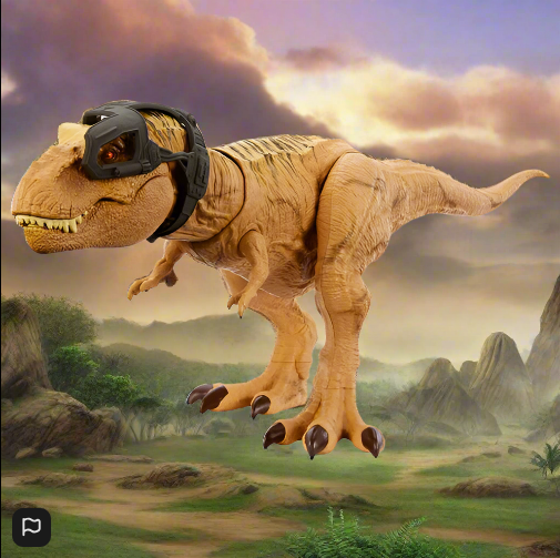 Jurassic World Hunt N' Chomp Tyrannosaurus Rex Dinosaur Toy Figure with Sound