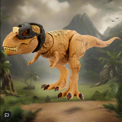 Jurassic World Hunt N' Chomp Tyrannosaurus Rex Dinosaur Toy Figure with Sound