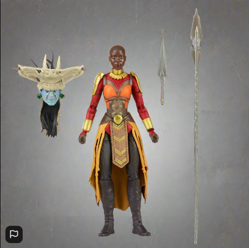 Marvel Legends Black Panther Wakanda Forever  Okoye (Build A Figure Attuma)