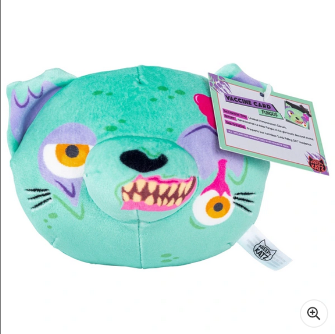 Kreepy Katz Litter Tray 10cm Fungus Plush