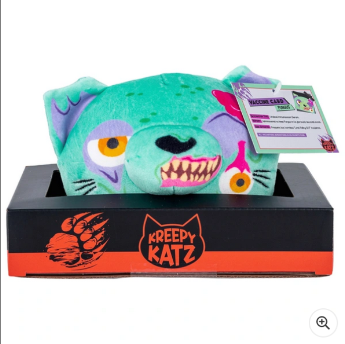 Kreepy Katz Litter Tray 10cm Fungus Plush