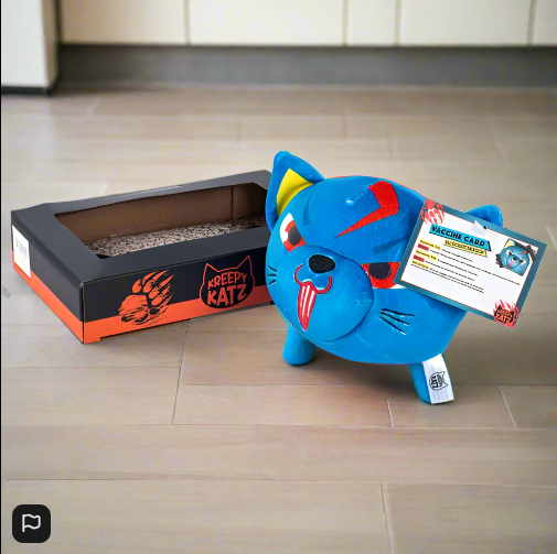 Kreepy Katz Litter Tray 10cm McScratcherson Plush