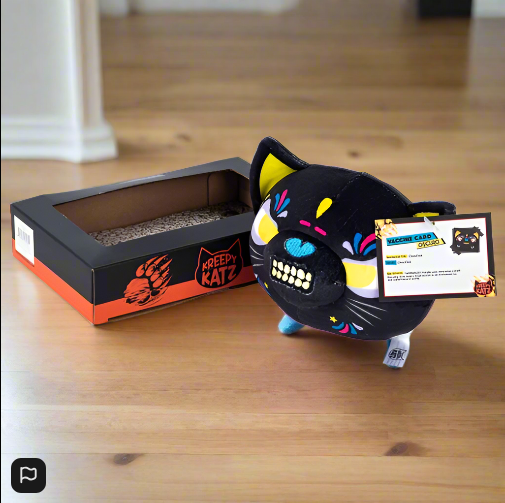 Kreepy Katz Litter Tray 10cm Oscuro Plush