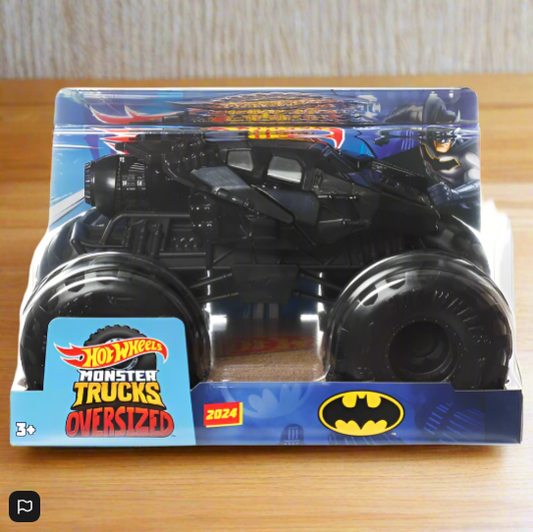 Hot Wheels Monster Trucks Diecast Cars Oversized Batman Tumbler 1:24 Scale