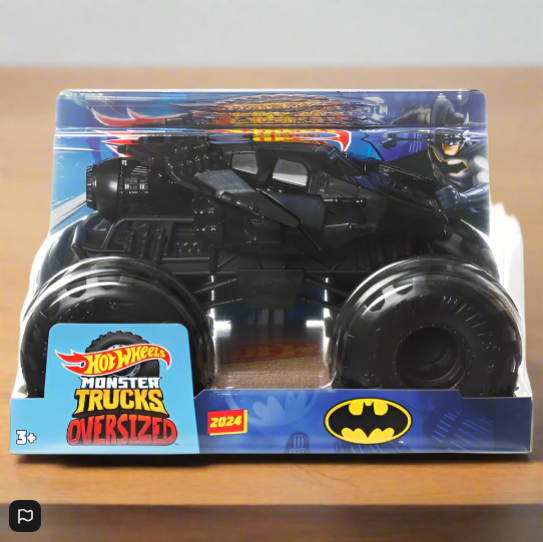 Hot Wheels Monster Trucks Diecast Cars Oversized Batman Tumbler 1:24 Scale