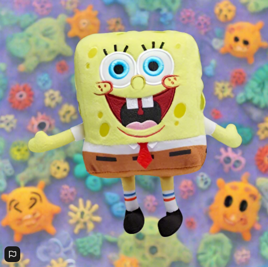 SpongeBob SquarePants Mini Plush 6 Inch Plush Spongebob Happy Expression