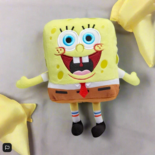SpongeBob SquarePants Mini Plush 6 Inch Plush Spongebob Happy Expression