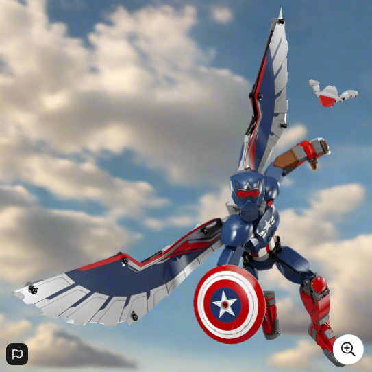 LEGO Marvel 76296 New Captain America Construction Figure Set