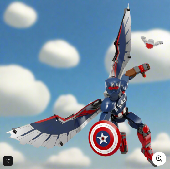 LEGO Marvel 76296 New Captain America Construction Figure Set