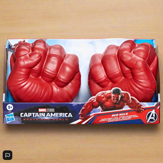 Marvel Avengers Captain America: Brave New World Red Hulk Gamma Smash Fists
