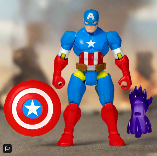 MixMashers Marvel Captain America Action Figure 12cm