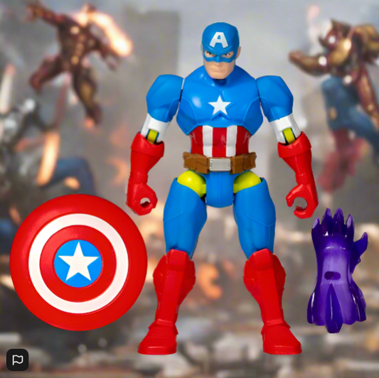 MixMashers Marvel Captain America Action Figure 12cm