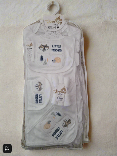 100% Cotton Baby Gift Set – 10 Essential Items for Newborns