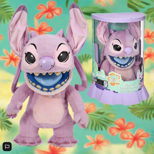 Disney Stitch Angel Real FX Puppet Interactive Toy