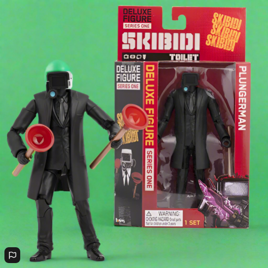 Skibidi Toilet Action Figure Deluxe Plungerman 15cm