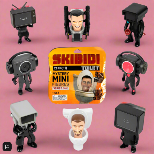 Skibidi Toilet Figure Mini Mystery 6cm 1 Mini Figure Supplied