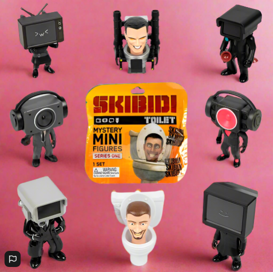 Skibidi Toilet Figure Mini Mystery 6cm 1 Mini Figure Supplied