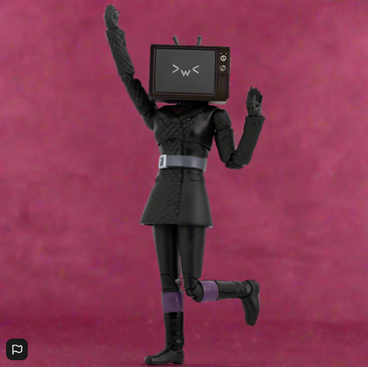 Skibidi Toilet Action Figure Deluxe TV Woman 15cm
