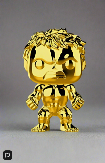 Funko Pop HULK IN CHROME NO 379 Marvel Avengers Action Figure