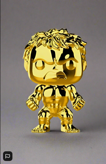 Funko Pop HULK IN CHROME NO 379 Marvel Avengers Action Figure