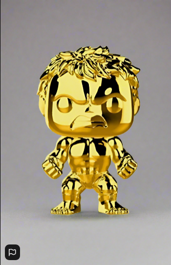 Funko Pop HULK IN CHROME NO 379 Marvel Avengers Action Figure