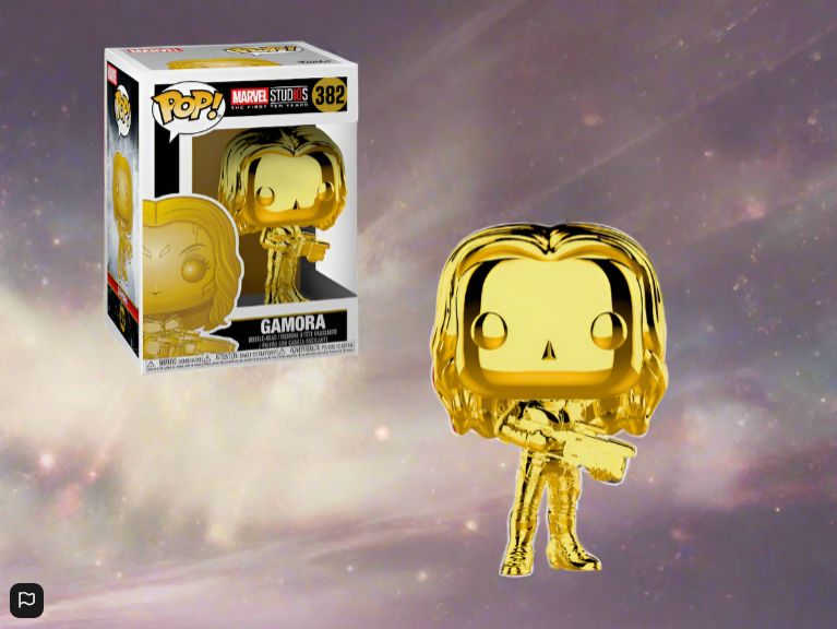 Funko Pop GAMORA IN CHROME NO 382 Guardian of the Galaxy Marvel Avengers Action Figure