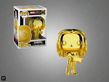 Funko Pop GAMORA IN CHROME NO 382 Guardian of the Galaxy Marvel Avengers Action Figure