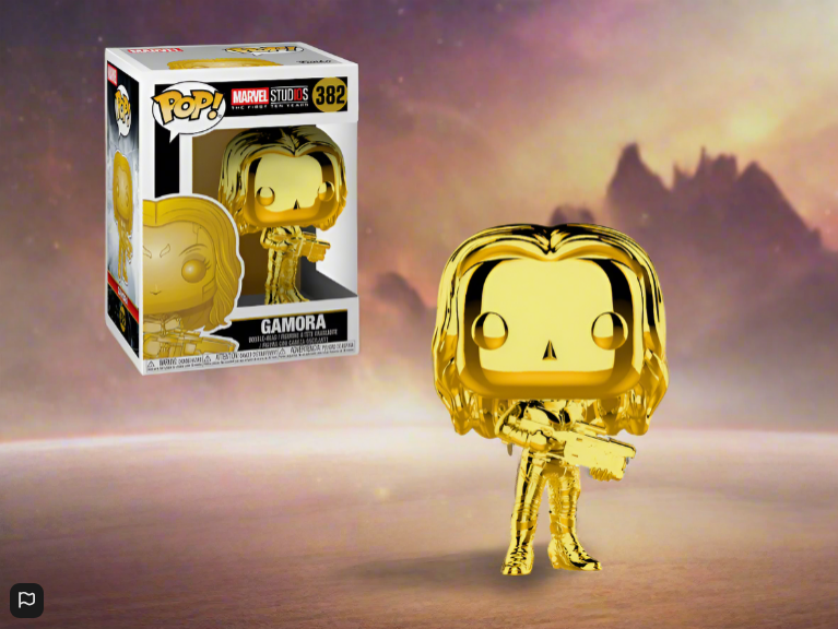 Funko Pop GAMORA IN CHROME NO 382 Guardian of the Galaxy Marvel Avengers Action Figure