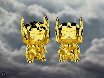Funko Pop THOR In CHROME NO 381 Marvel  Avengers Action Figure