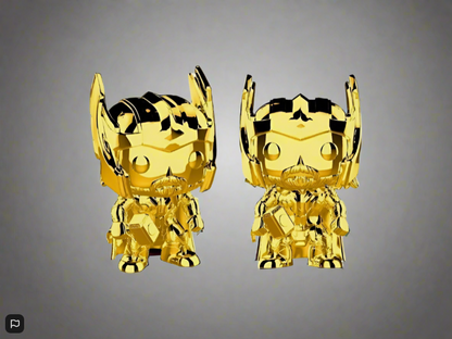 Funko Pop THOR In CHROME NO 381 Marvel  Avengers Action Figure