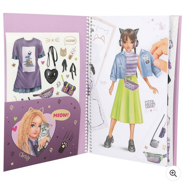 TOPModel Sticker Book Dress Me Up Rebel