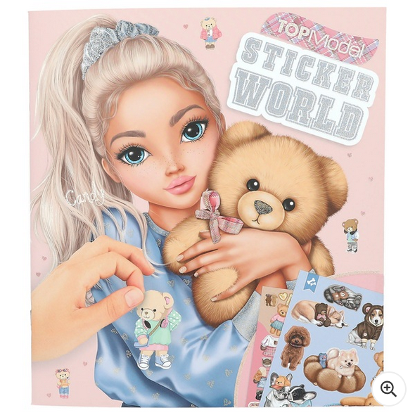 TOPModel Sticker Book Teddy Sticker World