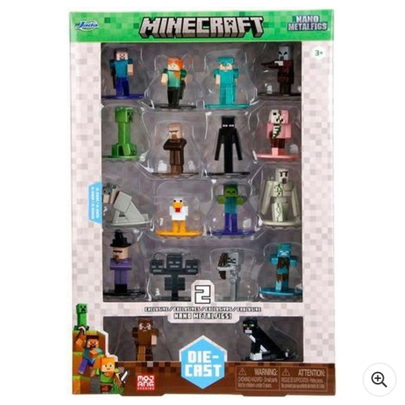 Minecraft Diecast Nano Figures 18 Pack