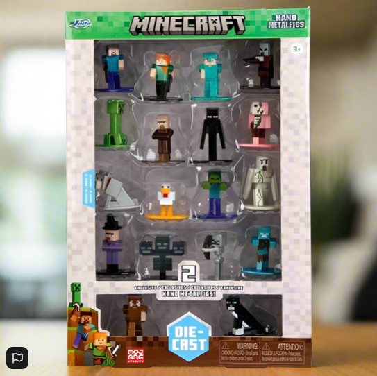 Minecraft Diecast Nano Figures 18 Pack