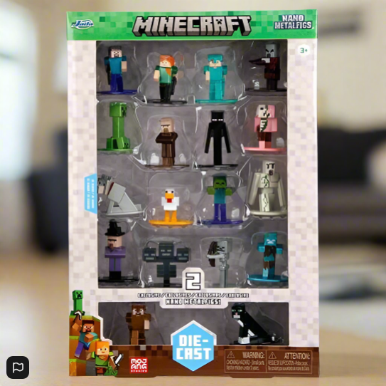 Minecraft Diecast Nano Figures 18 Pack