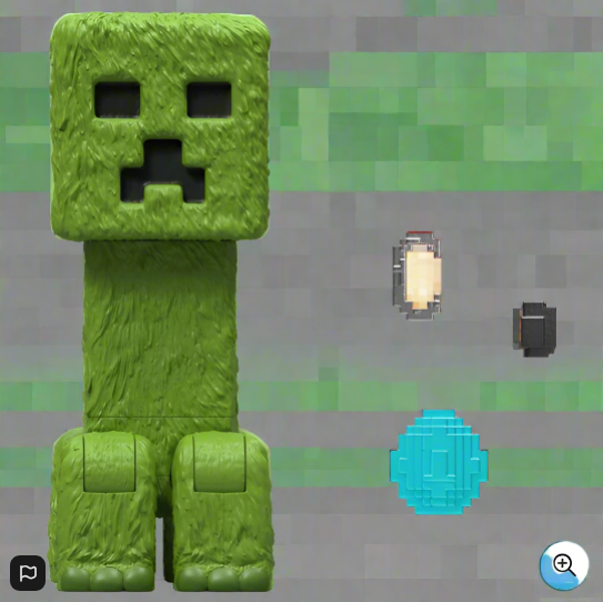 Minecraft Movie Action Figure Creeper