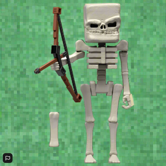 Minecraft Movie Action Figure Skeleton